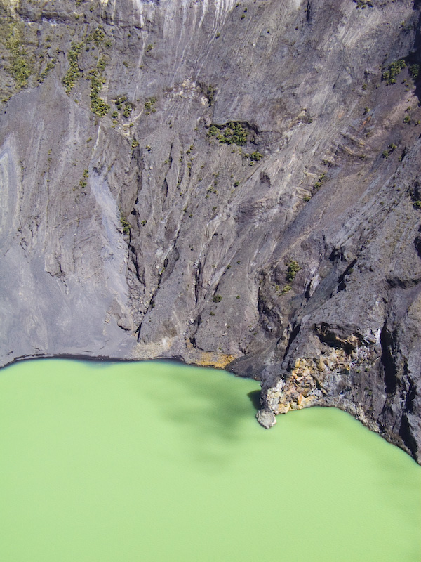 Detail Of Laguna Irazú Shore